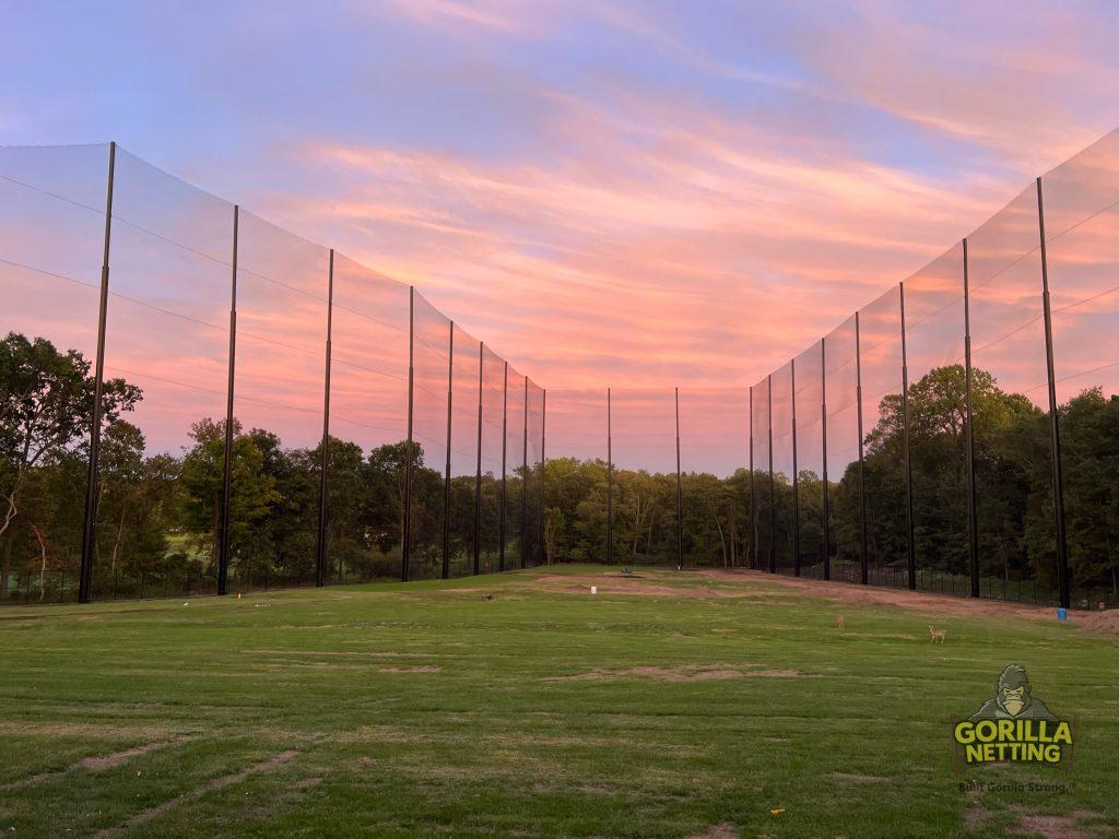 Driving Range Netting Transformation at Darlington Golf Course, Mahwah, NJ