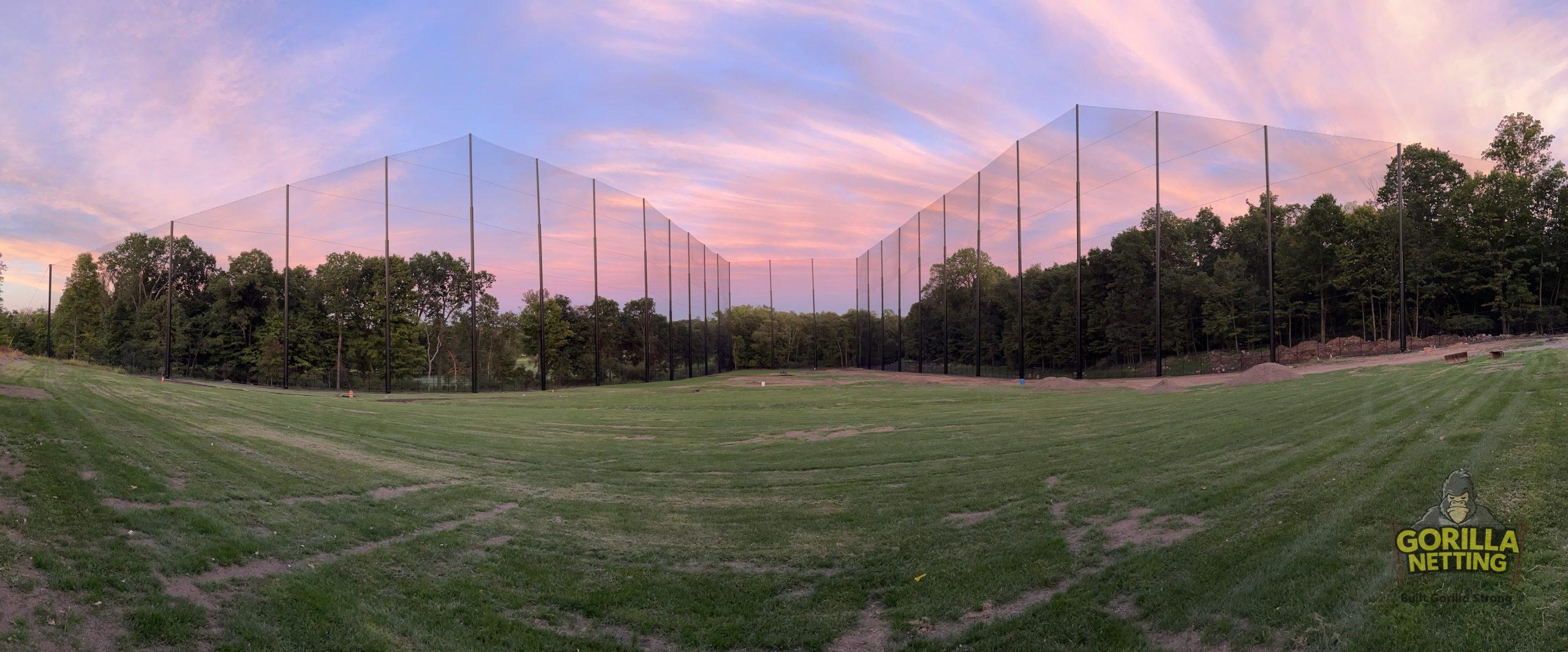 Driving Range Netting Transformation at Darlington Golf Course, Mahwah, NJ